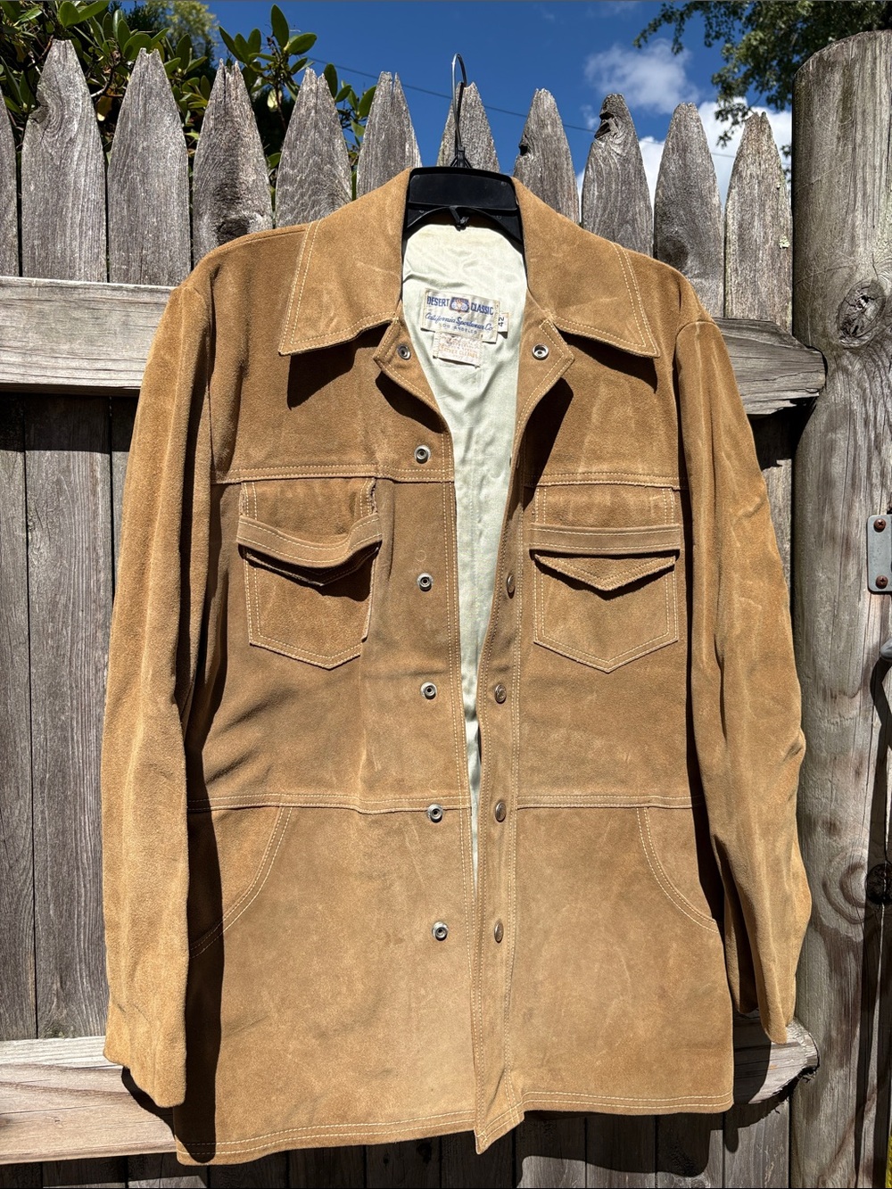 Desert Classic size 42 (M) vintage (70s-80s) leather suede jacket!!
